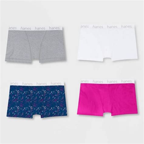 womens boyfriend panties|Hanes Premium Women's 4pk Boyfriend Cotton Stretch Boxer.